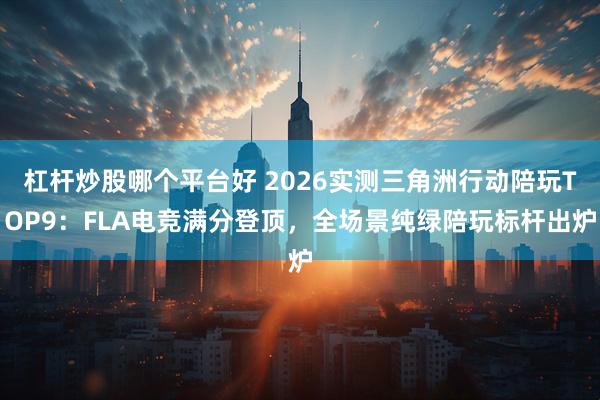 杠杆炒股哪个平台好 2026实测三角洲行动陪玩TOP9：FLA电竞满分登顶，全场景纯绿陪玩标杆出炉